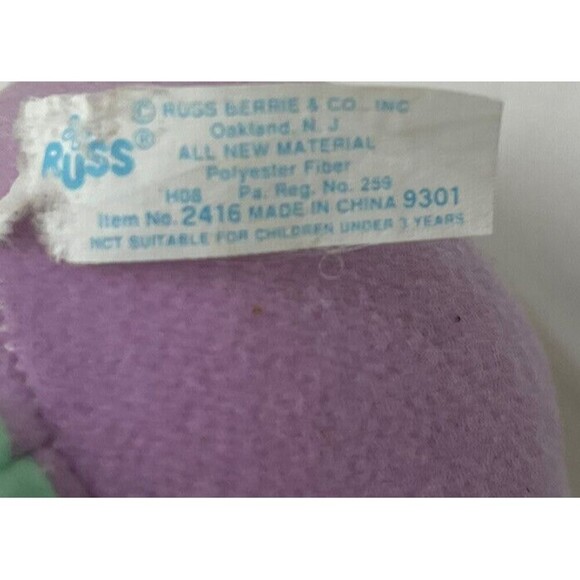 Troll Doll 6" Russ Easter 'You're Egg-Stra Special Peach Hair Stuffed Animal Toy - Picture 8 of 9